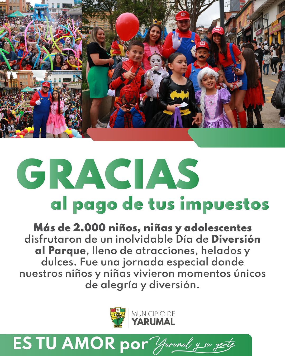 Gracias a tus Impuestos, día de diversión al parque