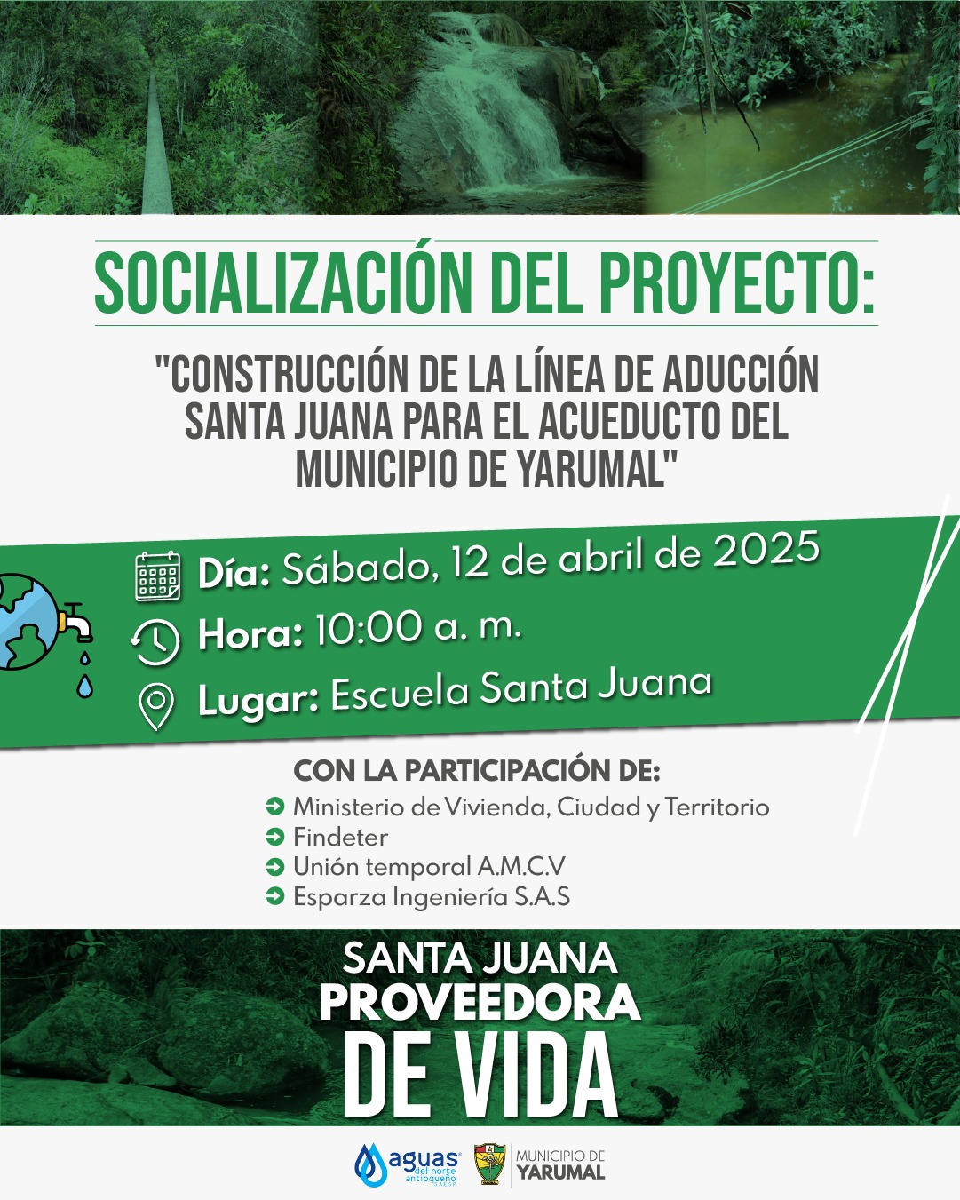 Conoce los Pormenores del Proyecto "Línea de Aducción Santa Juana" 💧